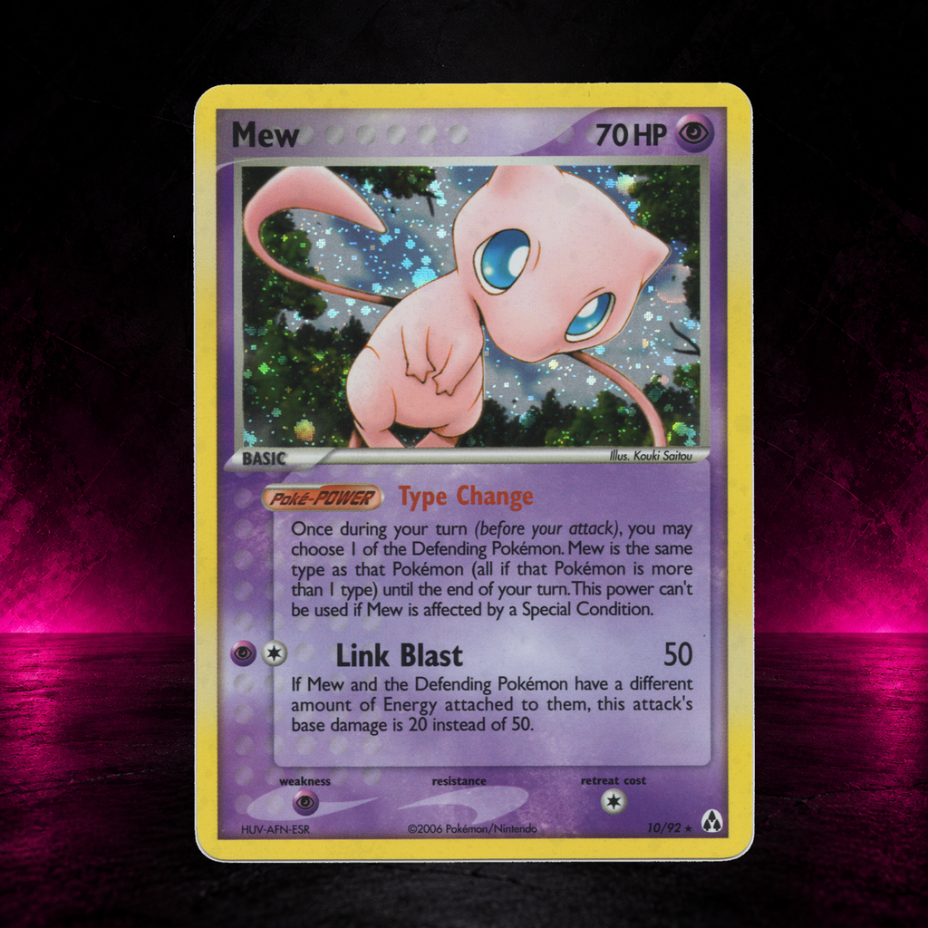 Mew 10/92 EX Legend Maker Vorderseite