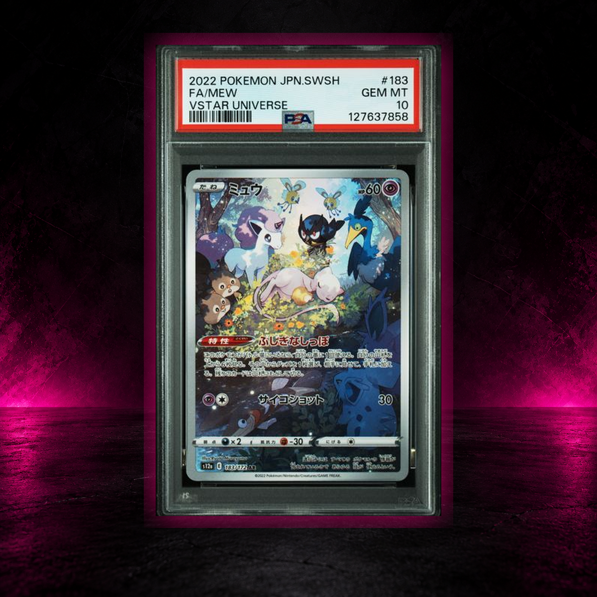 Mew 183/172 VSTAR Universe Japanisch PSA 10